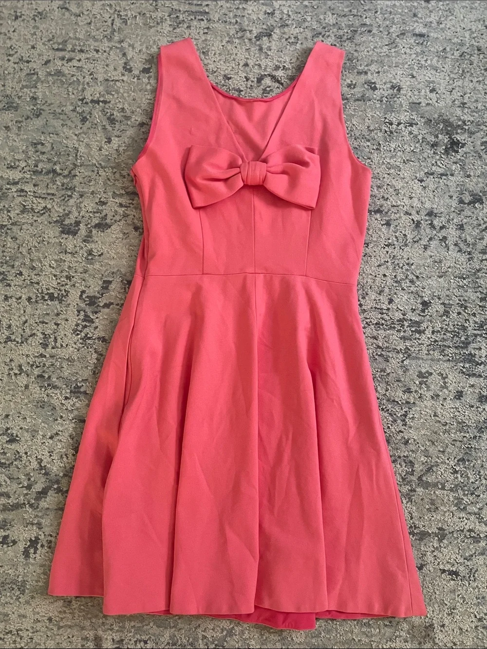 Kate Spade Ponte Bow Coral Dress